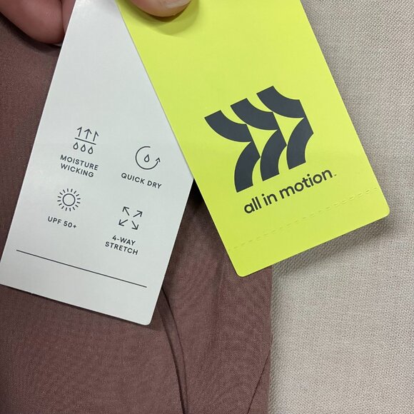 All In Motion Women's M Plum Purple Active Light High-Rise Woven Taper Pants - Picture 5 of 15